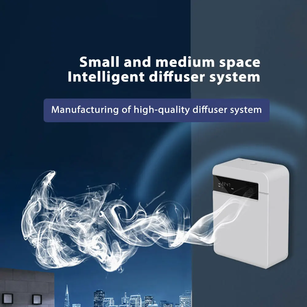 상업 아로마 디퓨저 200ml 스마트 타이밍 향기 기계 공기 Ionizer 가습기 자동 실행 아로마 Nebulizer