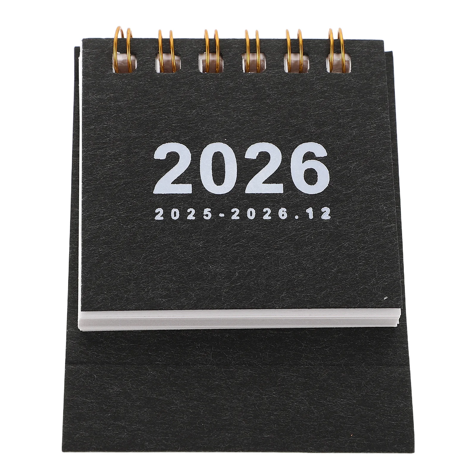 

Mini Desk Calendar 2026 Small Standing Flip Calendar for Daily Schedule Planning Office Home Desktop Black Small Desk Calendars