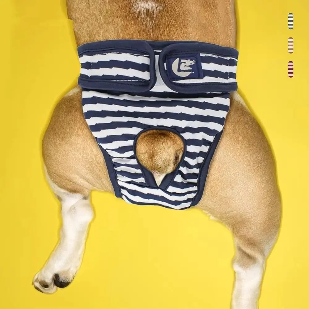Washable Dog Physiological Pants Soft Elastic Comfortable Breathable Dog Menstrual Underwear Reusable Pet Anti Harassment Pants