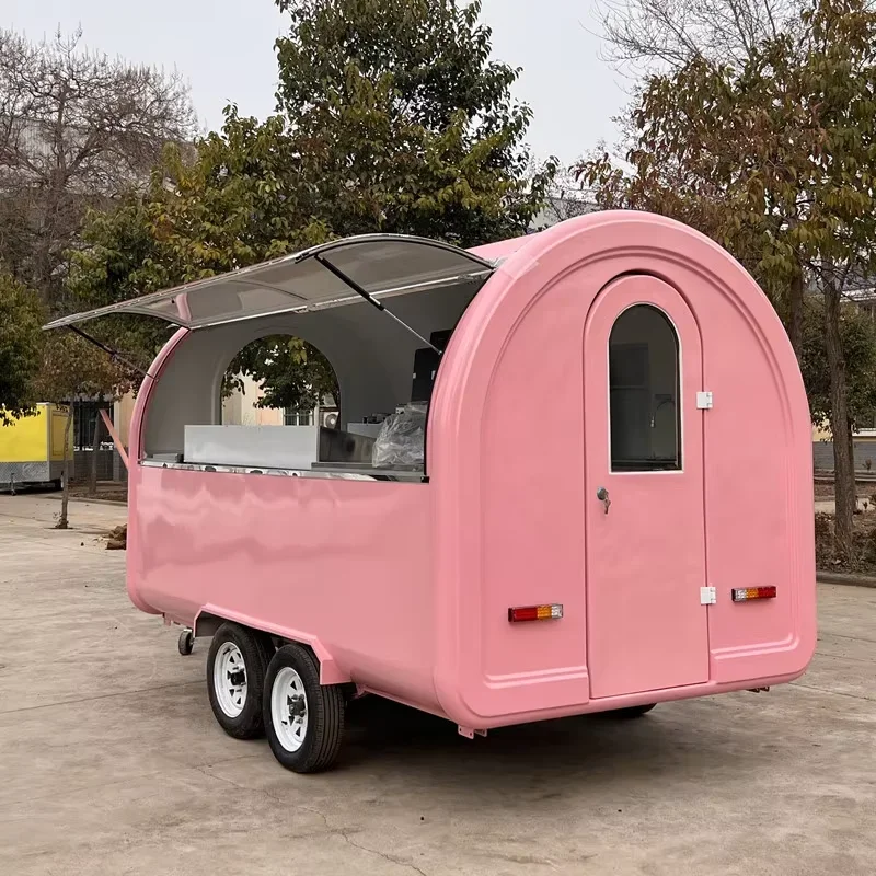 

Manufacturer Ice Cream Cart Food Truck Trailer With Full Kitchen Food Trailer Mobile Restaurant Kiosk Hot Dog Food Cart Canada