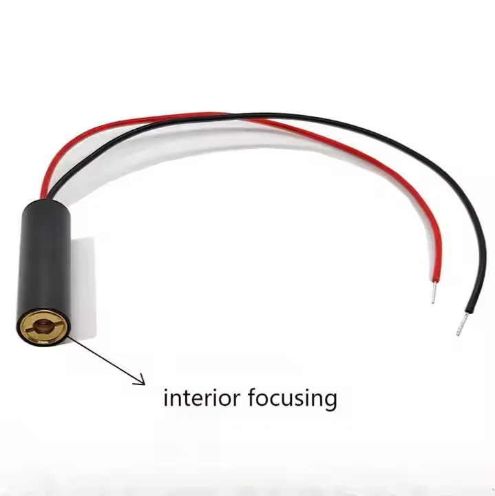9X30mm 405nm 10mW inner focus dot blue-violet laser module laser diode red dot