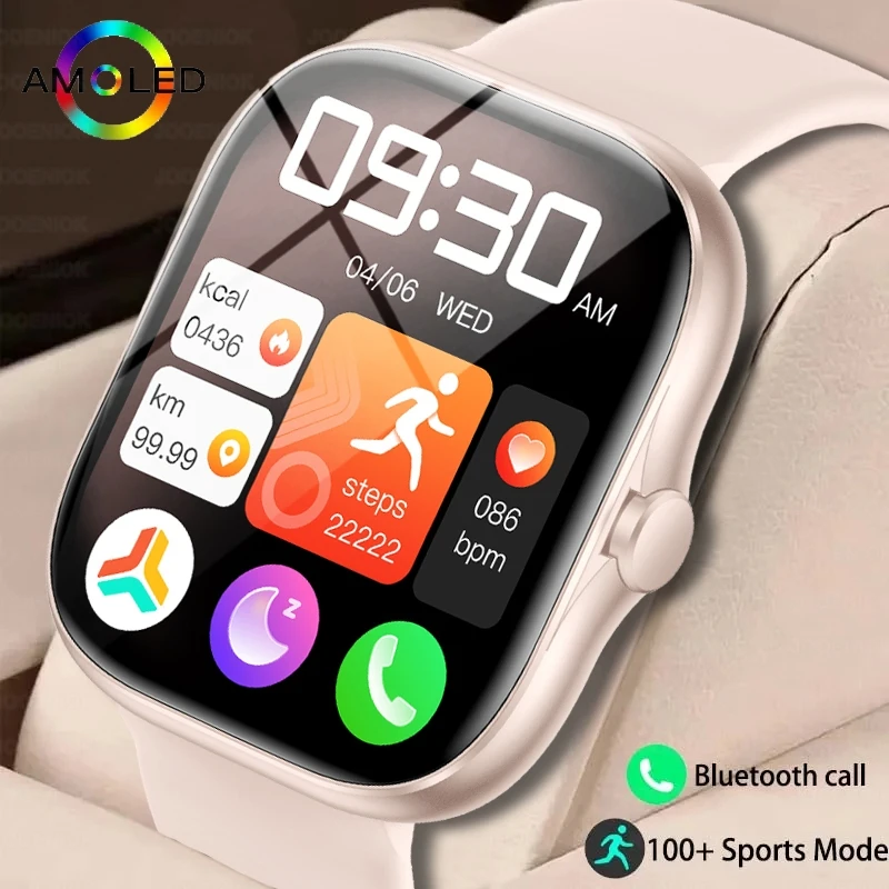 2026 Women Smart Watch Bluetooth Call Fitness Tracker Sports Watch Heart Rate Blood Oxygen Monitoring Smartwatch For Android iOS