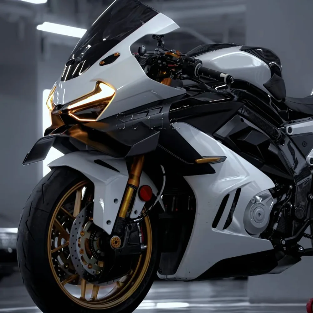 For 675SR-R 675SR 2024 2025 675 SR -R 2026 Motorcycle Accessories Fixed Front Lip Spoiler Fixed Wing Spoiler Fairing Kit view 5