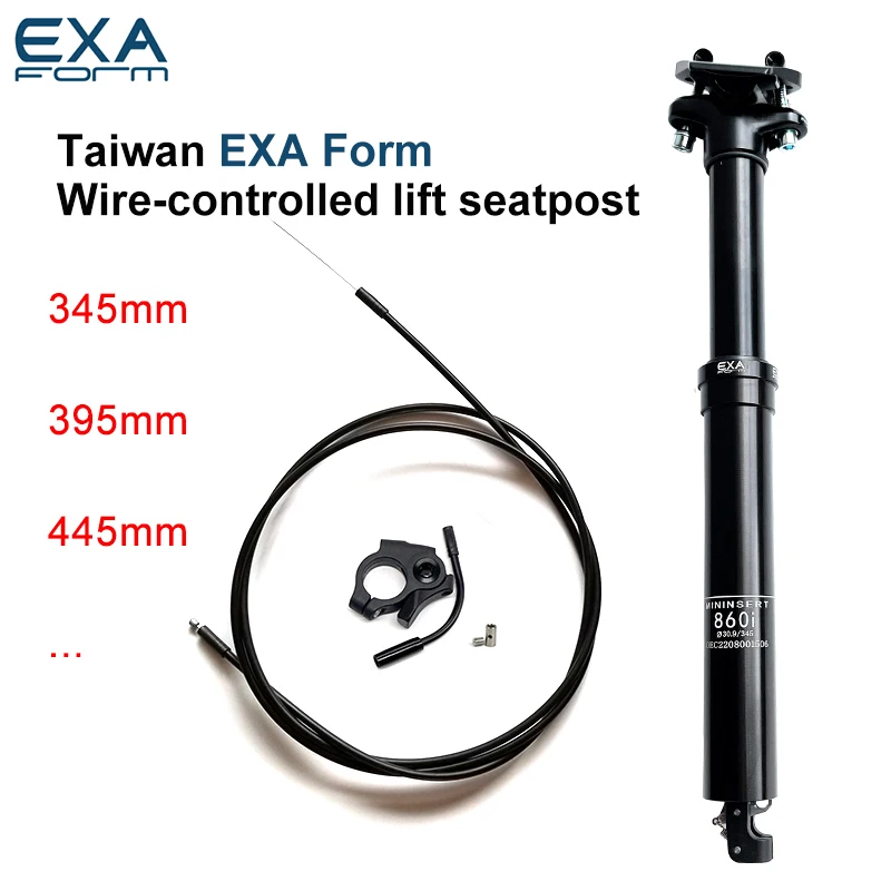 860i 30.9 31.6mm Hydroyl Seat Post Height Adjustable Seat Tube Dropper Internal Cable Remote with suspension