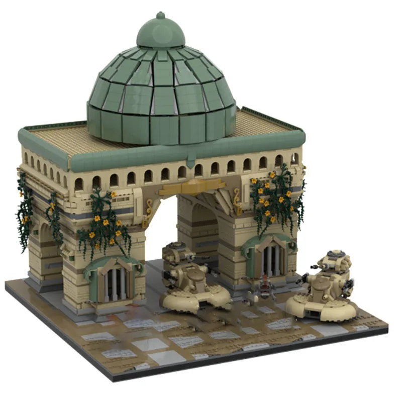 2025年新作 モックビルディングブロック プラネット映画シーンモデル アーキテクチャ テッドパレス モジュラービルディングブロック ギフト おもちゃ DIY組み立てセット