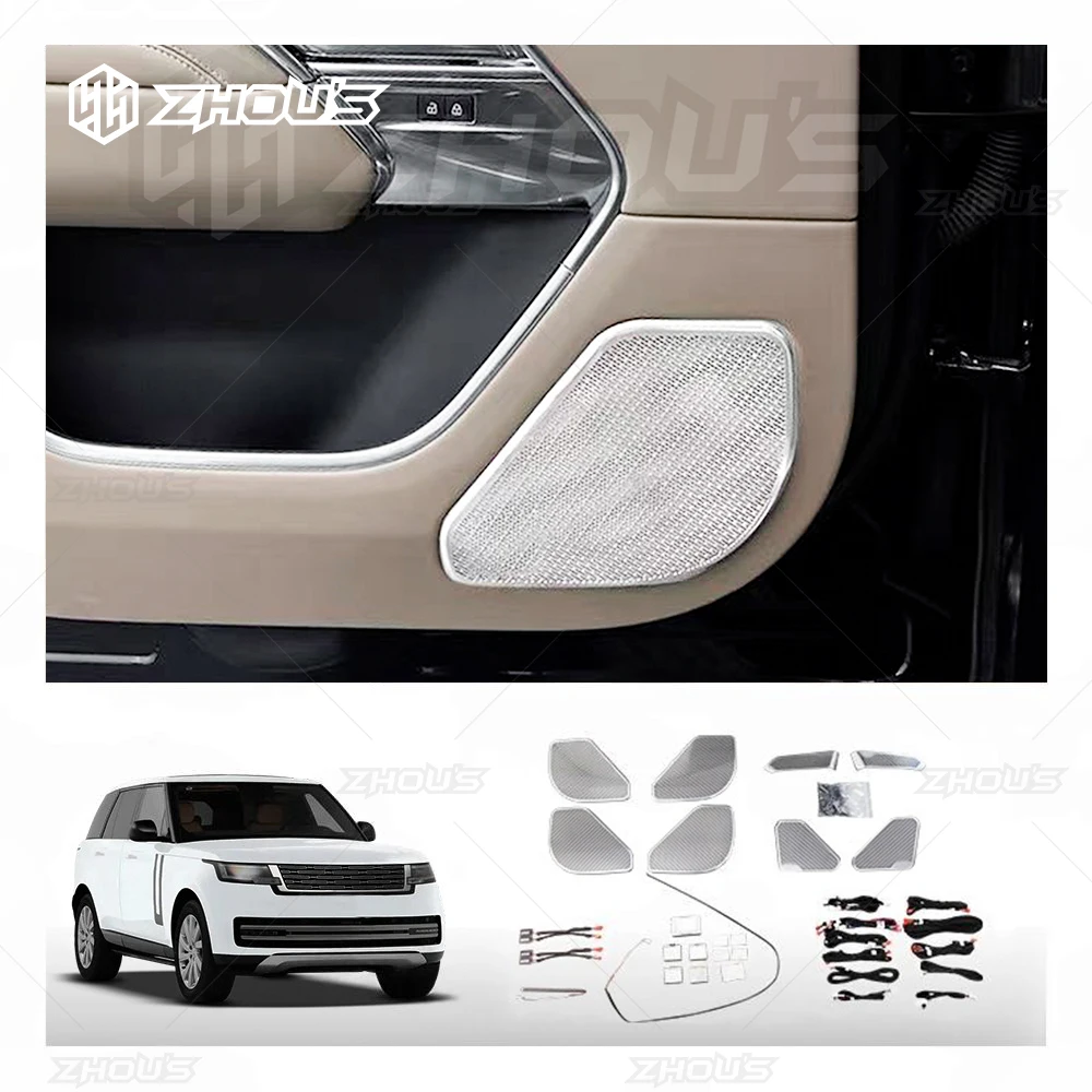 

Sound Spreader Accessories Rang Rover Parts Ambient Light Door Side Treble Speakers Cover With Led Lamp