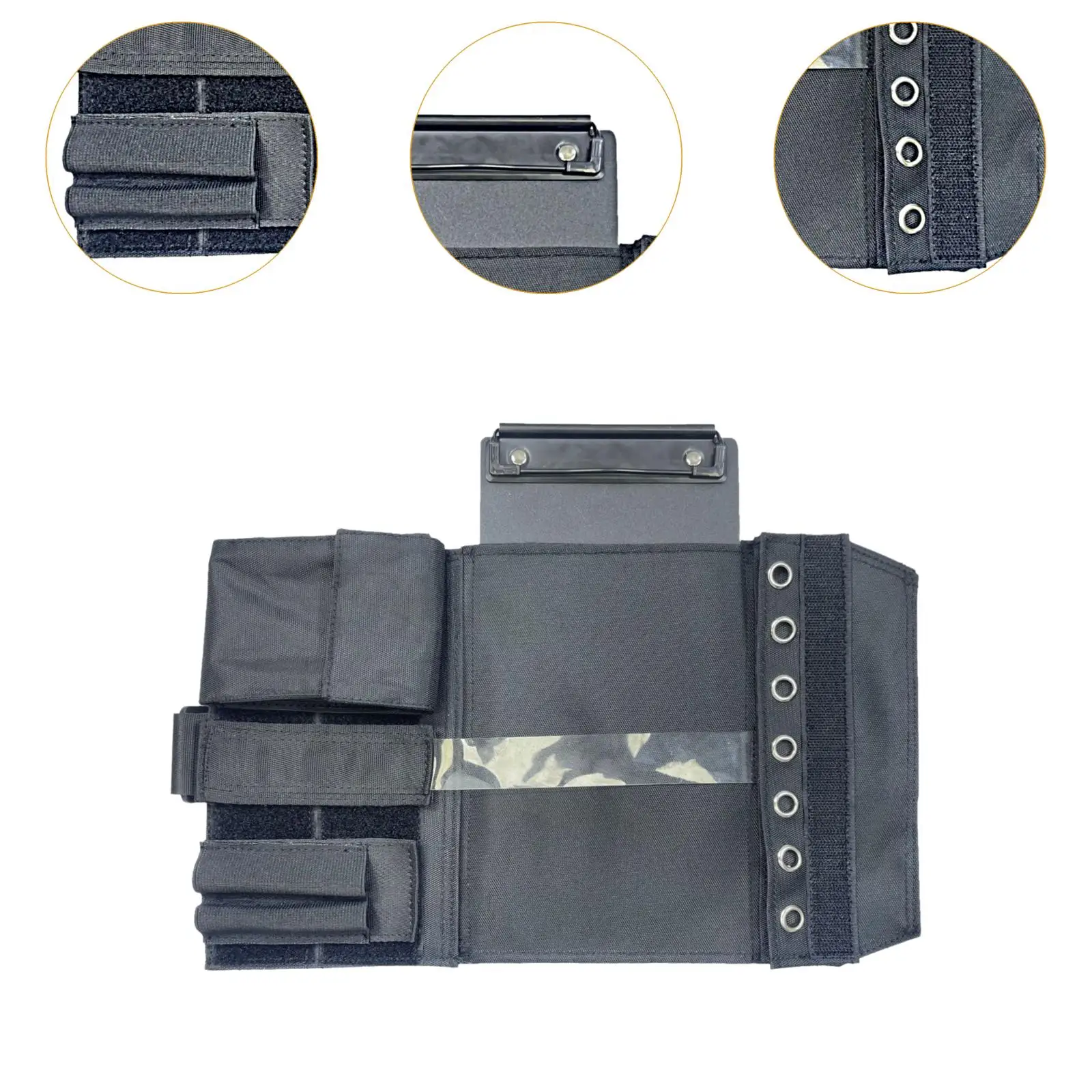 Pilot Kneeboard Clipboard Pen Holder Aviation Leg Strap Board Writing Pad Organizer for Watching Professional Pilots Aviation view 4