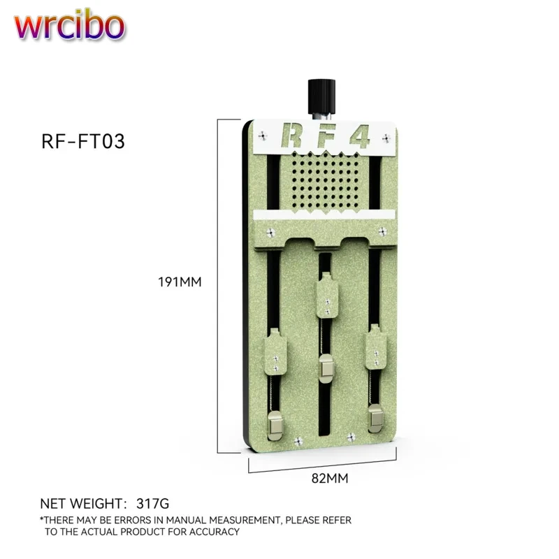 

RF4 RF-FT03 Многофункциональный фотоэлемент для ремонта печатной платы с фиксированным чипом интегральной схемы для удаления клея процессора BGA наладочный паяльный зажим