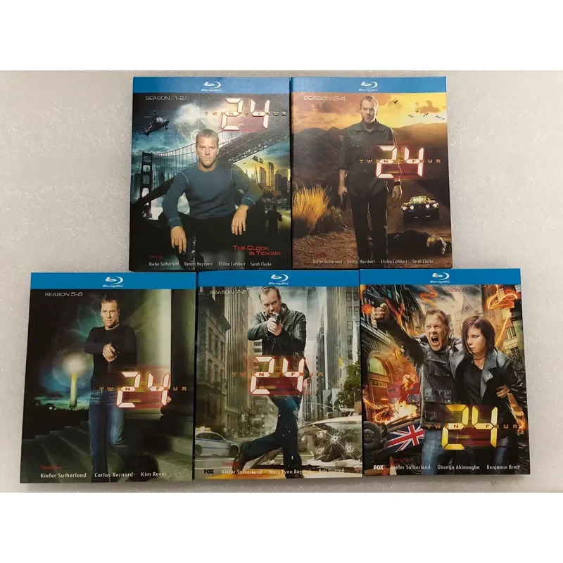 Blu-ray TV Series Counter Terrorism 24 Hours Seasons 1 to 10 Twenty Discs English Japanese Audio Chinese Subtitles
