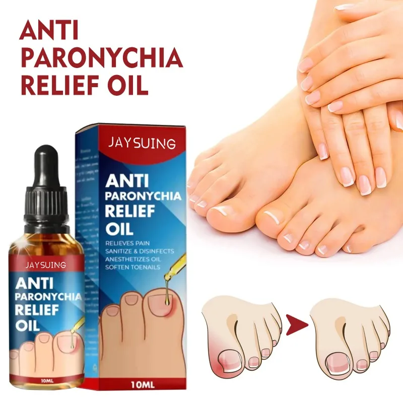 10ML Anti Paronychia Relief Oil Repair Nail Inlay Thickening Nail Polish Brightening Gray Nail Polish Groove Care Oil