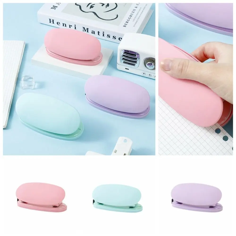 

Portable With Measure Scale 2-hole Paper Punch Manual Binding DIY Scrafts DIY Hole Punch Double Holes Loose-leaf Scrapbook