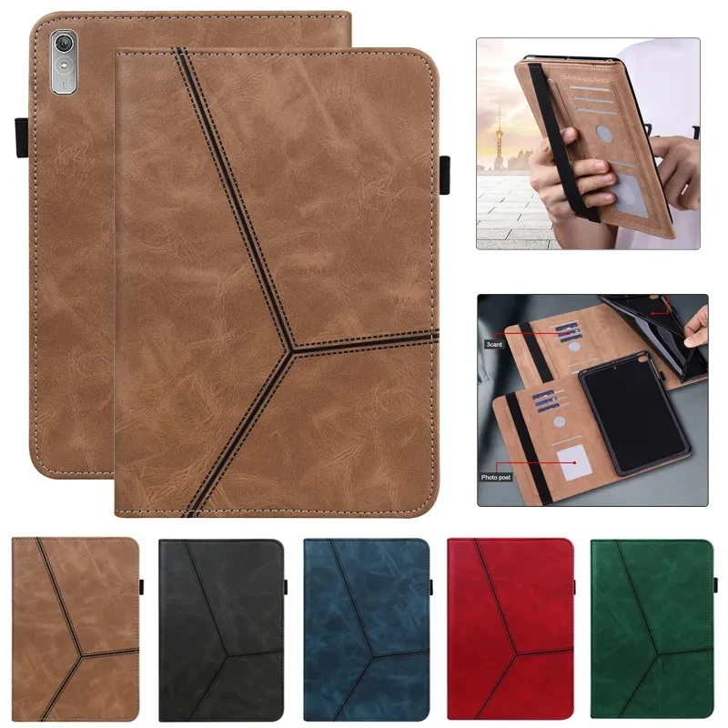 For Lenovo Xiaoxin Pad Plus TB-350FU 11.5 2023 Case Fasion Pattern Leather Shell For Lenovo Xiaoxin Pad Plus 2023 Tablet Cover