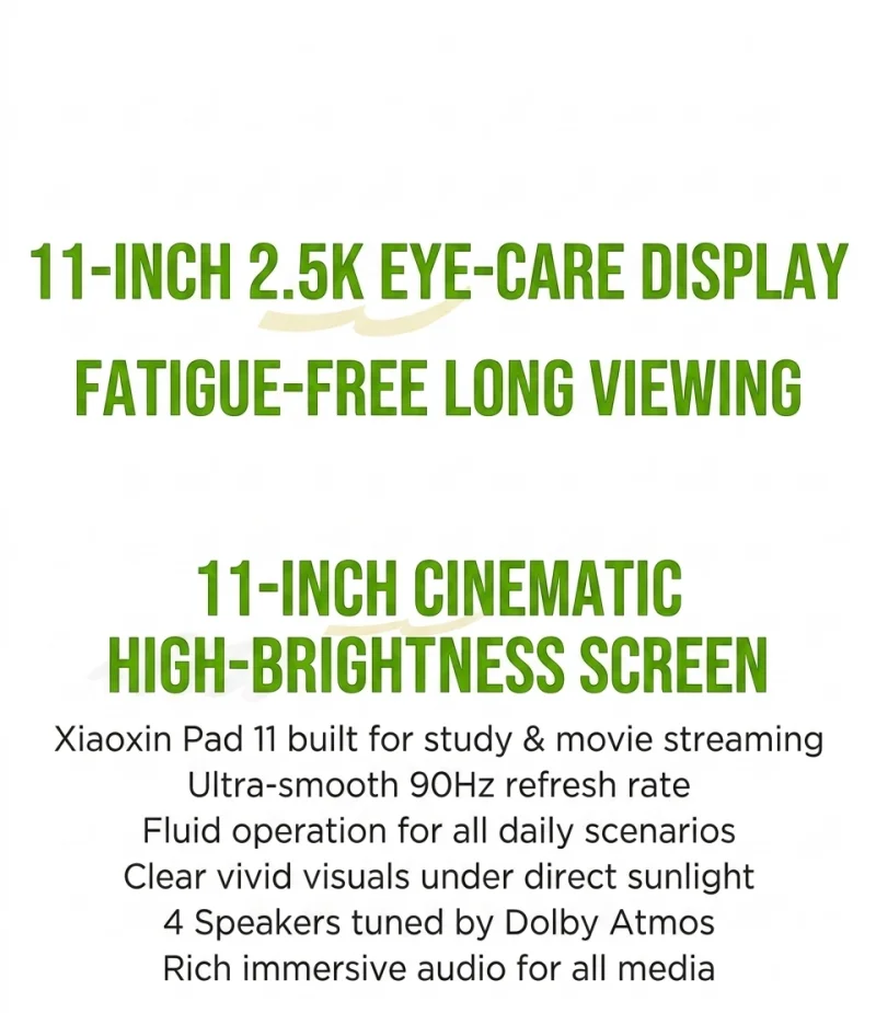 2025 New Learning Tablet Lenovo Pad 2025 11inch Google Play Tablet Global ROM 7040mAh WIFI Dimensity 6300 2.5K Screen