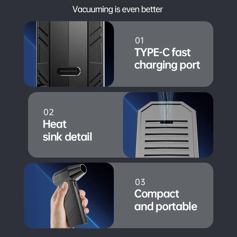 X6 Turbo Jet Fan Turbo Violent Fan منفاخ قوي مع مروحة قناة عالية السرعة ومروحة قناة محمولة 140000   منفاخ منفضة الهواء RPM 53 م/ثانية