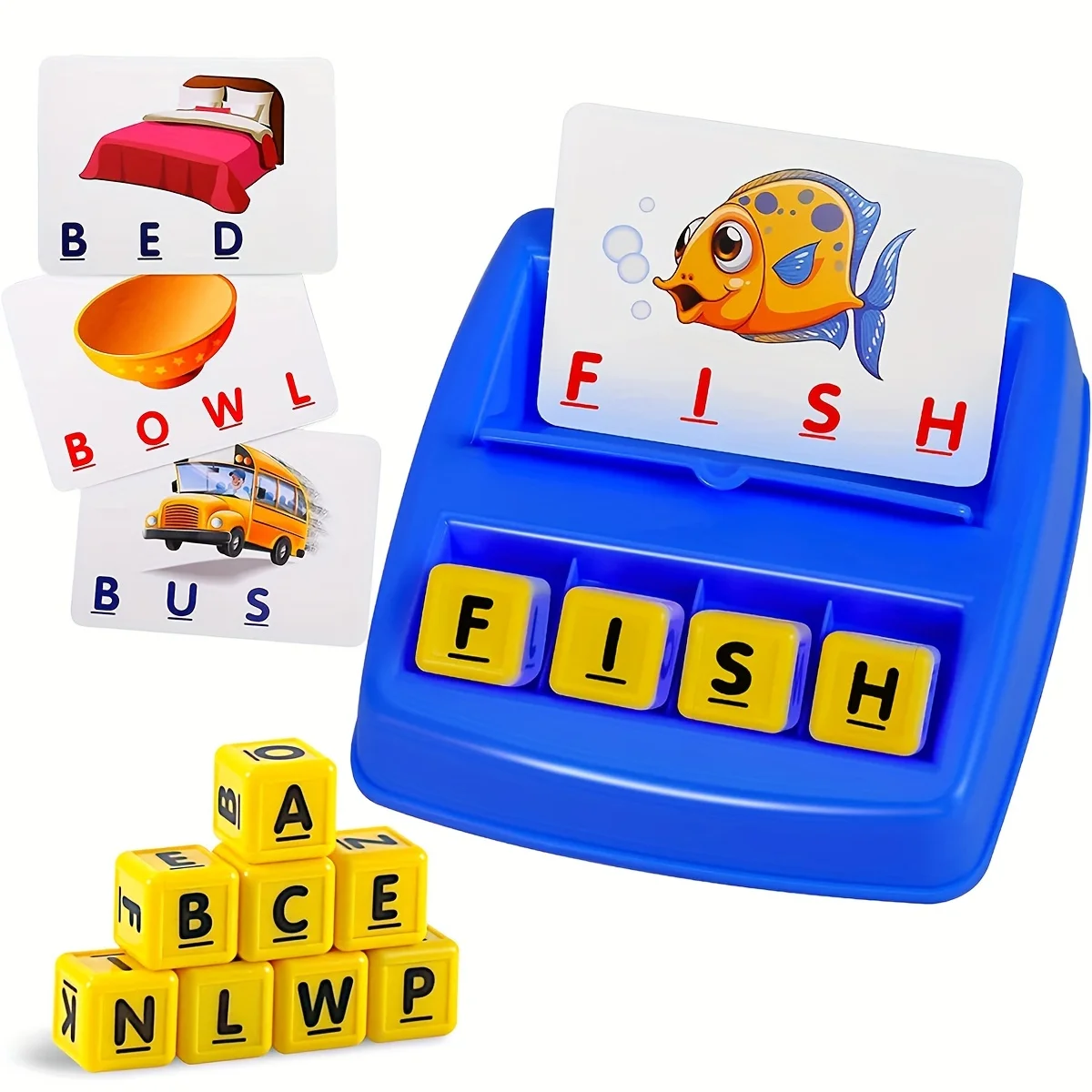 

Interactive Spelling & Word Recognition Game - Enhances Memory Skills - Educational STEM Toy for Kids - Christmas Gifts