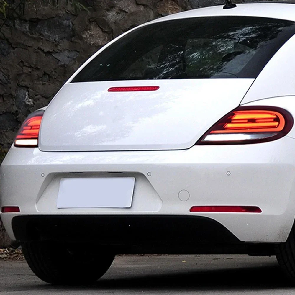 

Для VW Beetle 2013-2021 автоматические задние фонари, обновленная высокая конфигурация, аксессуары Plug and Play, светодиодные автомобильные задние фонари в сборе