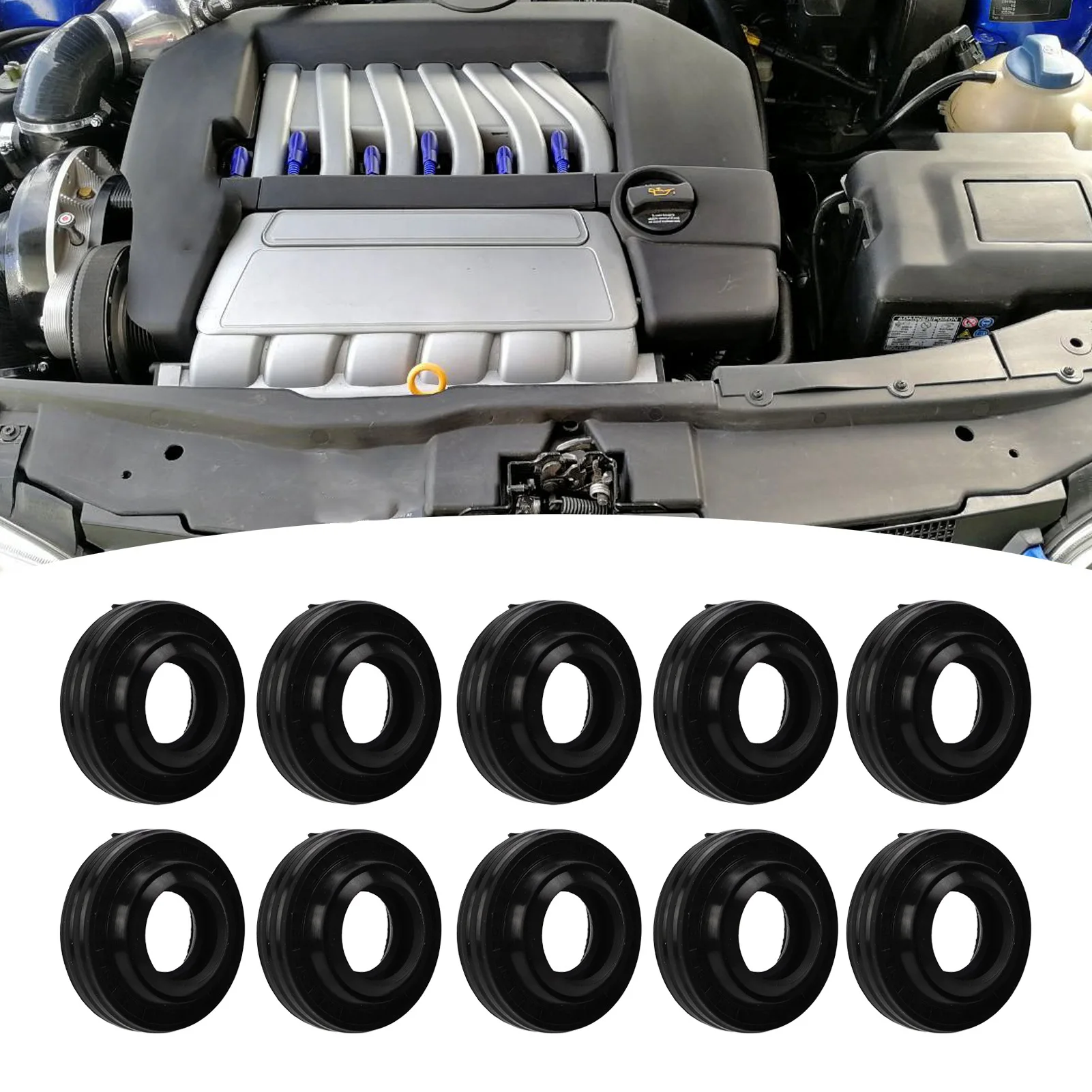 

Уплотнение вала компрессора переменного тока, 10 шт., простая установка, сильное уплотнение, комплект сальников выходного вала компрессора для компрессора MSC90