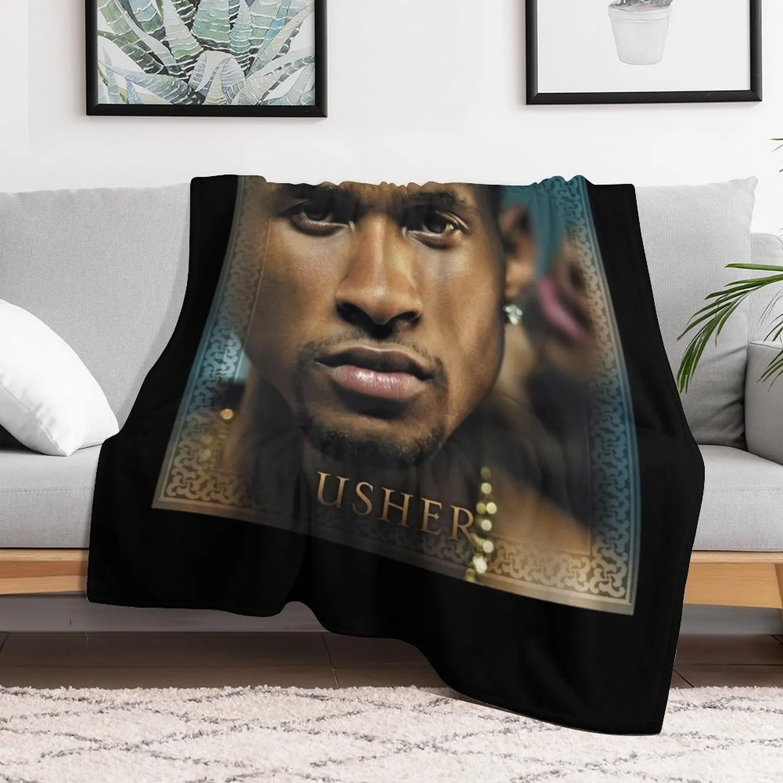 Usher Confessions Throw Blanket Cute Quilt Furrys Decorative Sofas Blankets