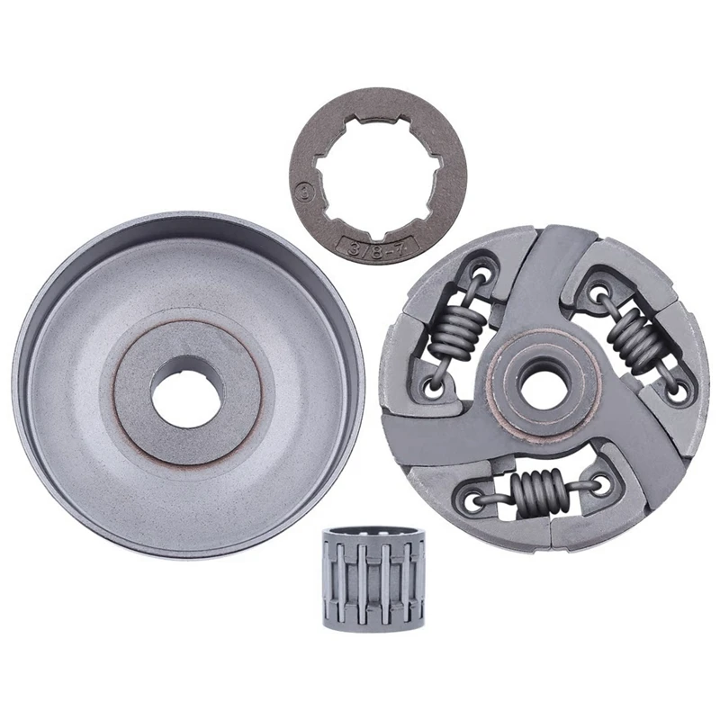 3/8-7T Clutch Drum Velg Tandwiel Lager Kit Voor Husqvarna 3120 394XP 395XP 3120XP Jonsered 2094 2095 Kettingzaag 503701501