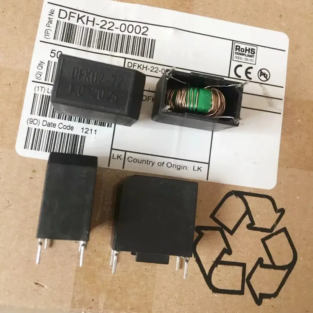 الأصلي الجديد 100% الوضع المشترك مغو 20mH 1A الضوضاء قمع مكبر كهربائي مرشح الطاقة خنق لفائف DFKH-22-0002 #2