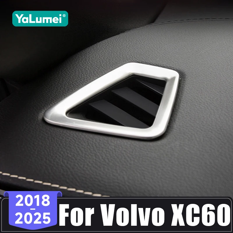 Für Volvo XC60 2018 2019 2020 2021 2022 2023 2024 2025 Auto Dashboard Air AC Klimaanlage Vent Outlet Trim Abdeckung zubehör