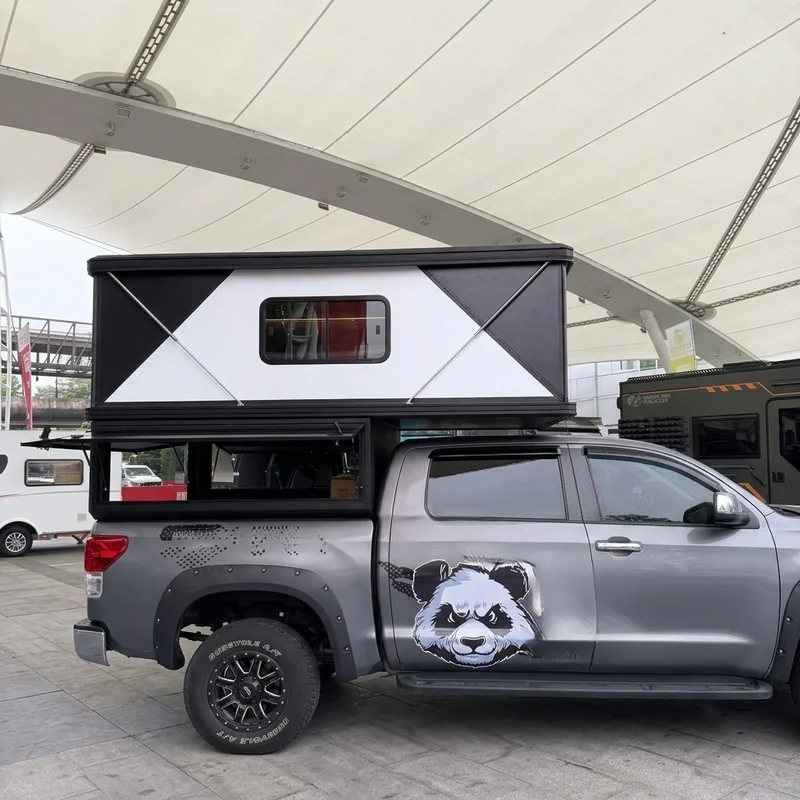 High Quality Heavy Duty Pop Up Yurt Roof Top Tent Outdoor Camping Truck Canopy Fit For Ranger Pickup Truck