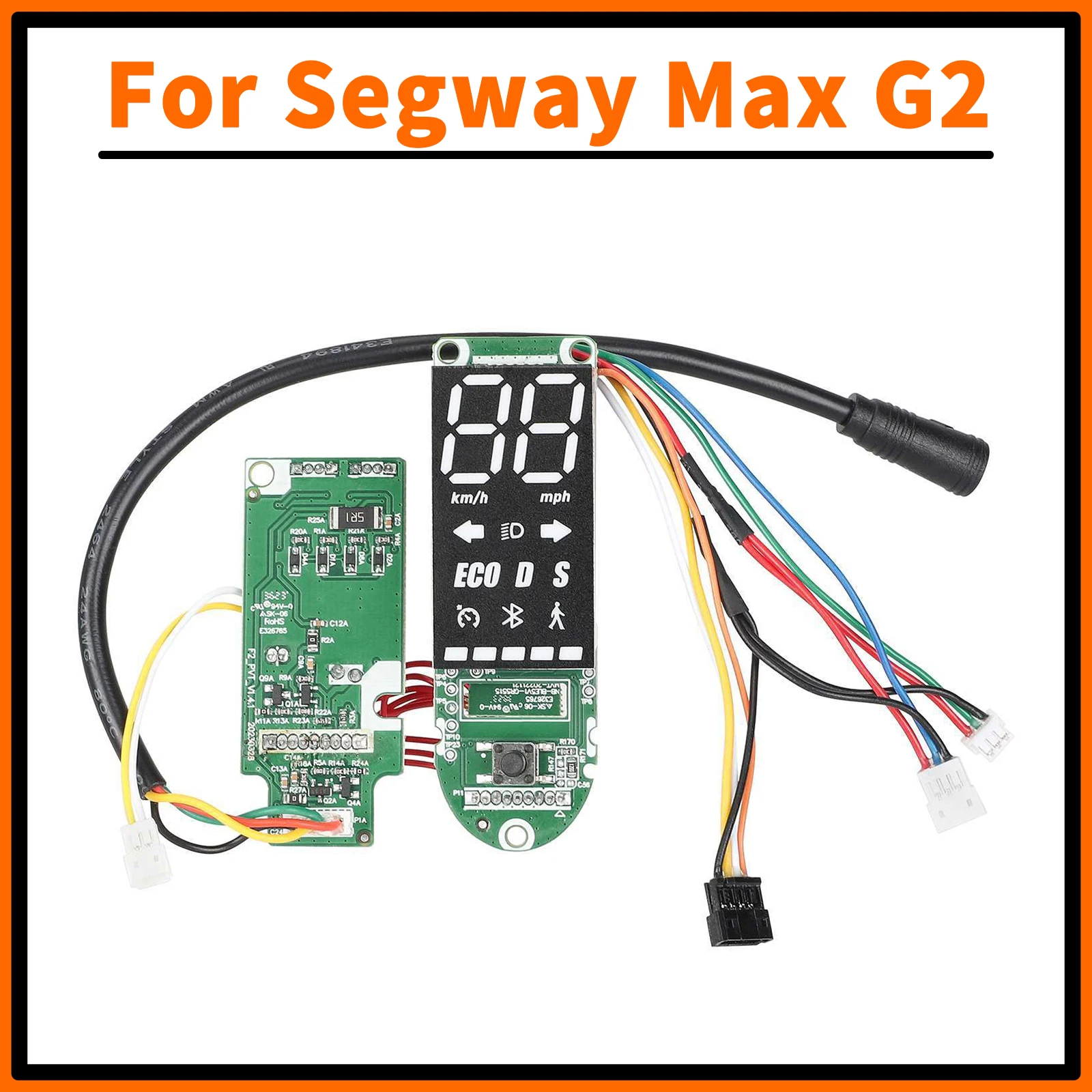 

Dashboard for No.9 Max G2 Electric Scooter Replacement Bluetooth Board LCD Display Kickscooter Control Board Circuit Board Parts