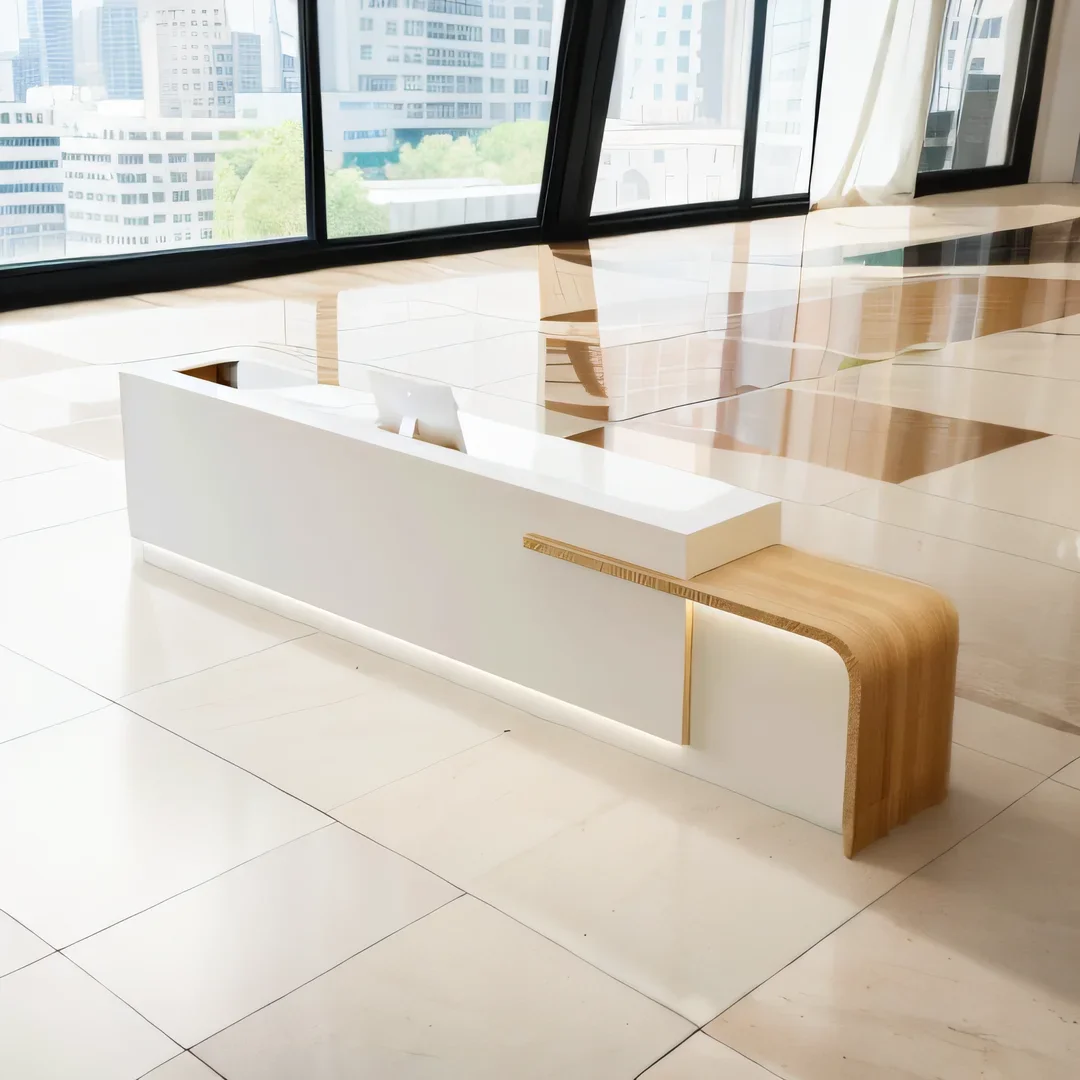 

Home Counter Lectern Simple Church Pulpit Moveable Reception Desk Luxury Table Beauty Salon Furniture Escritorio Office Help