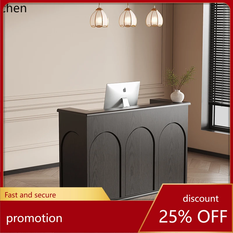 

HT beauty salon bar counter light luxury high-end clothing checkout page store small front desk