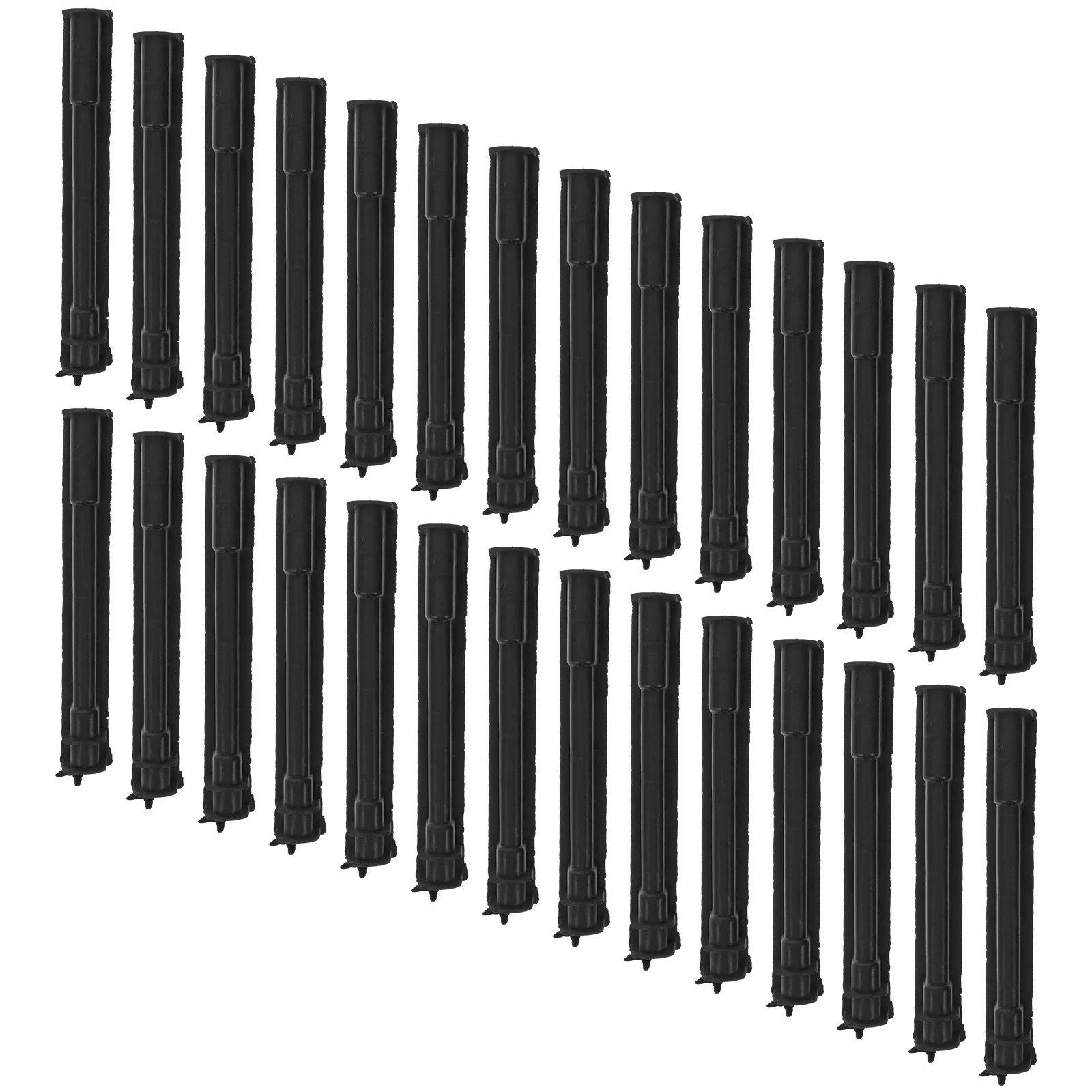 

60pcs Front Guard Rod 5.25 Inch Black Plastic Front Protector For Road Bike Mountain Bicycle Support Quick Release Fork Brace