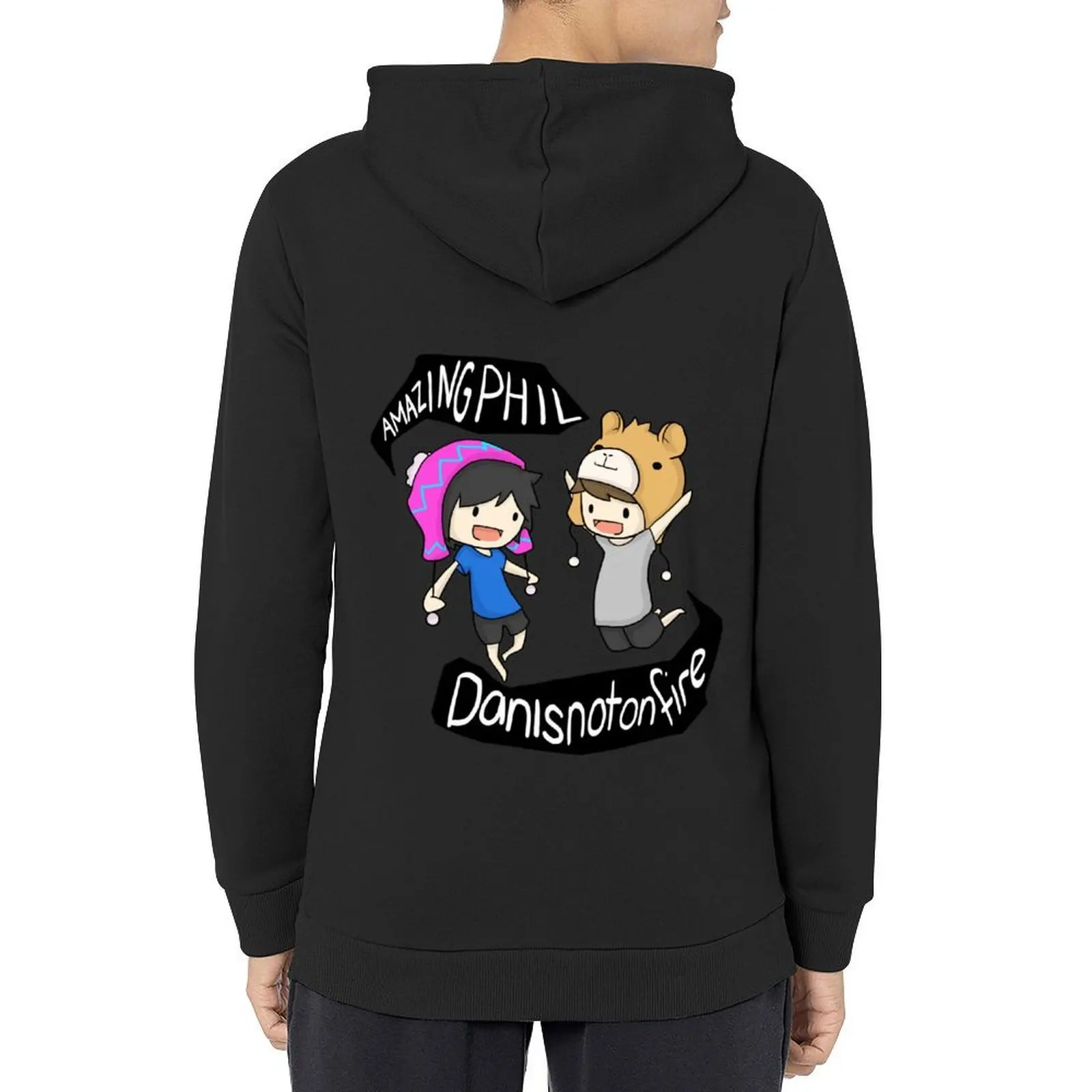 

AmazingPhil and Danisnotonfire Hoodie men's sweat-shirt anime clothing men's sweat-shirt set men's autumn clothes mens hoodie