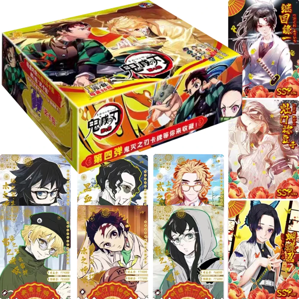 

Коллекционные карты «Убийца демонов», аниме, креативные периферийные персонажи, горячая кровавая битва, SSR, флэш-карты, любимые детские подарки