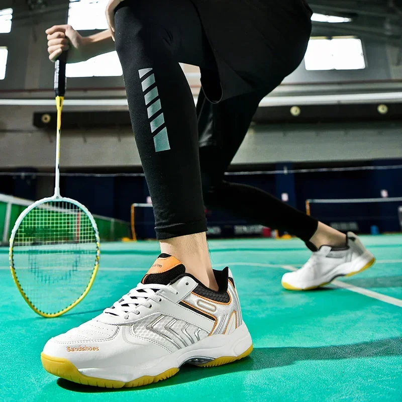 Lightweight Breathable Badminton Shoes for Men and Women, Professional Volleyball Sneakers, Table Tennis Shoes