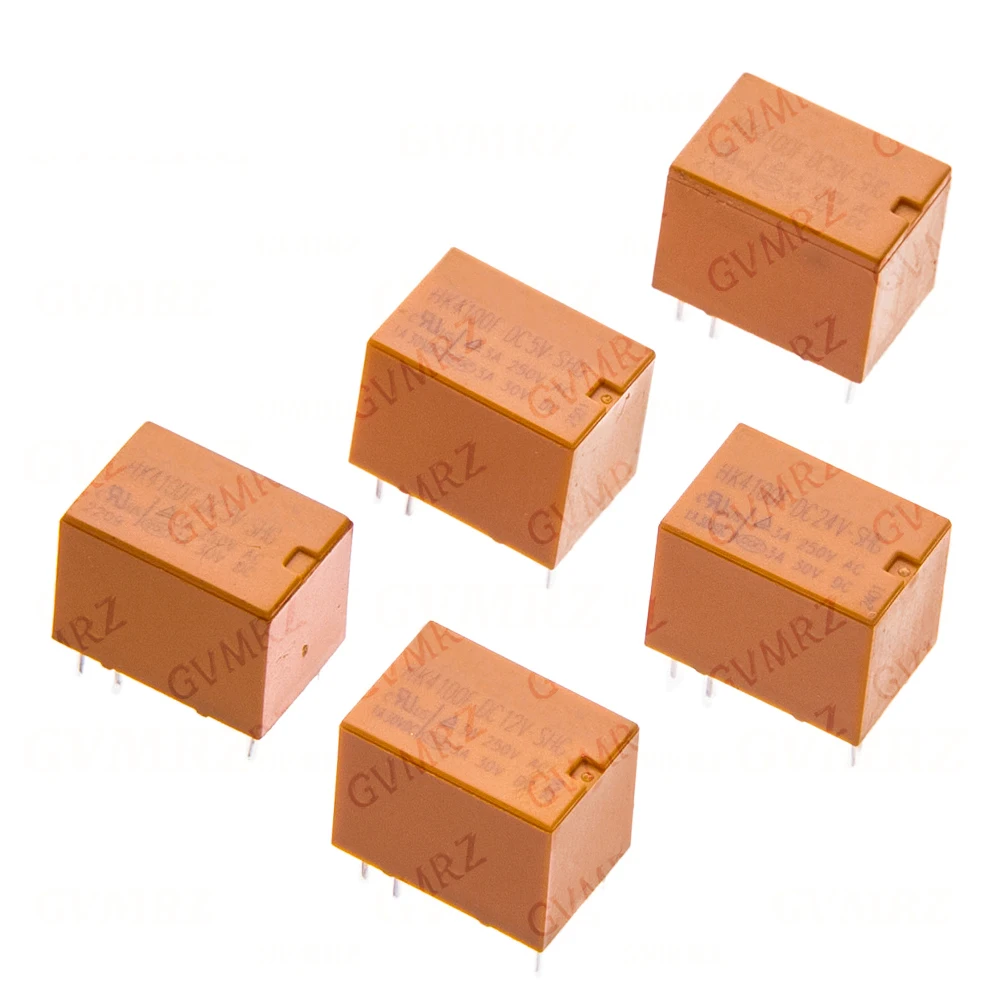 Relay HK4100F-DC12V-SHG HK4100F-DC5V-SHG 6 pin 3A 3V / 5V / 9V HK4100F-DC24V-SHG HK4100F-DC3V-SHG 12V/24V