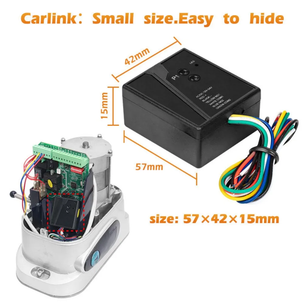 جهاز استقبال فتح باب المرآب عن بعد 2.4G اتصال بلوتوث ذكي، جهاز إرسال واستقبال نظام التحكم في الوصول بمنفذ USB #5