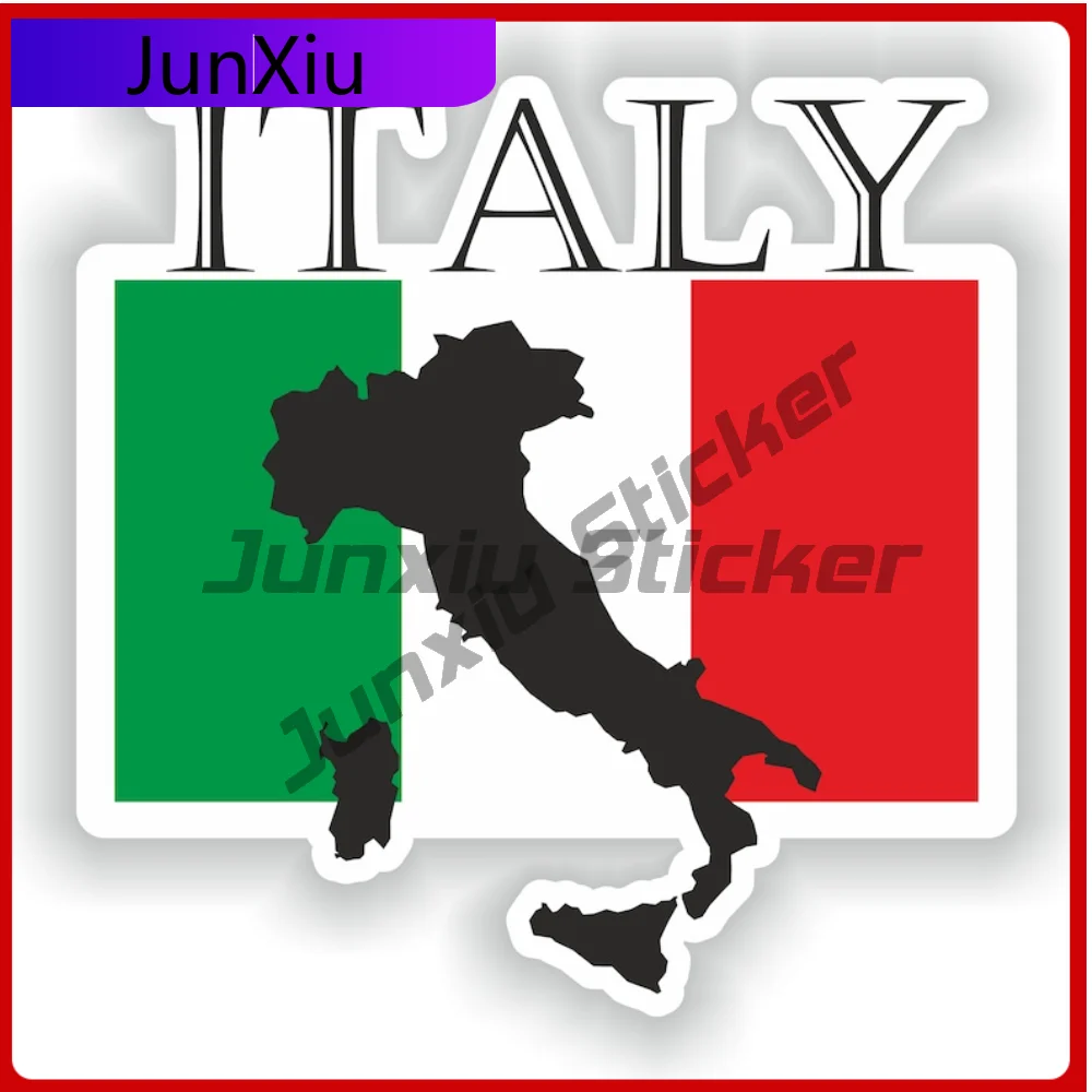 Italy Country Project High Quality Vinyl Decal For Laptop Bumper Scratch Cover Decoration Auto Accessories Exterior Vinyl Decal