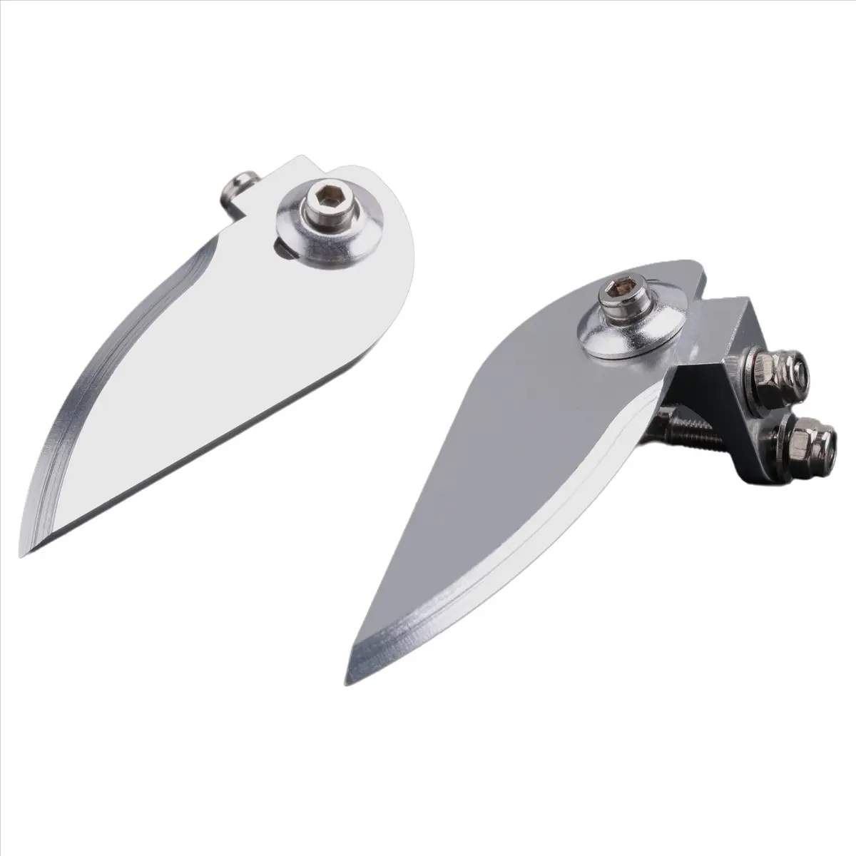 【CYBER MONDAY】Rc Model Boat Turn Fins Adjustable Aluminum Water Knife for Ft012 Refit