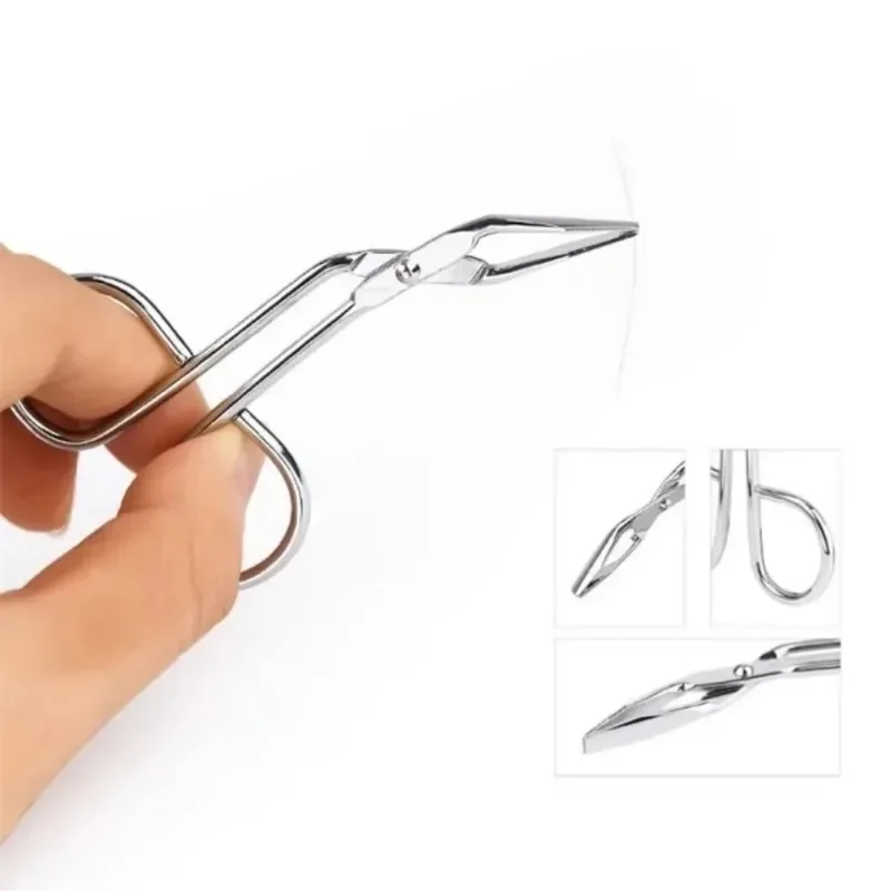 Safe Scissor Shaped Eyebrow Removal Tool Stainless Steel Eyebrow Hair Removal Shaver Eyebrow Shaping Makeup Tools