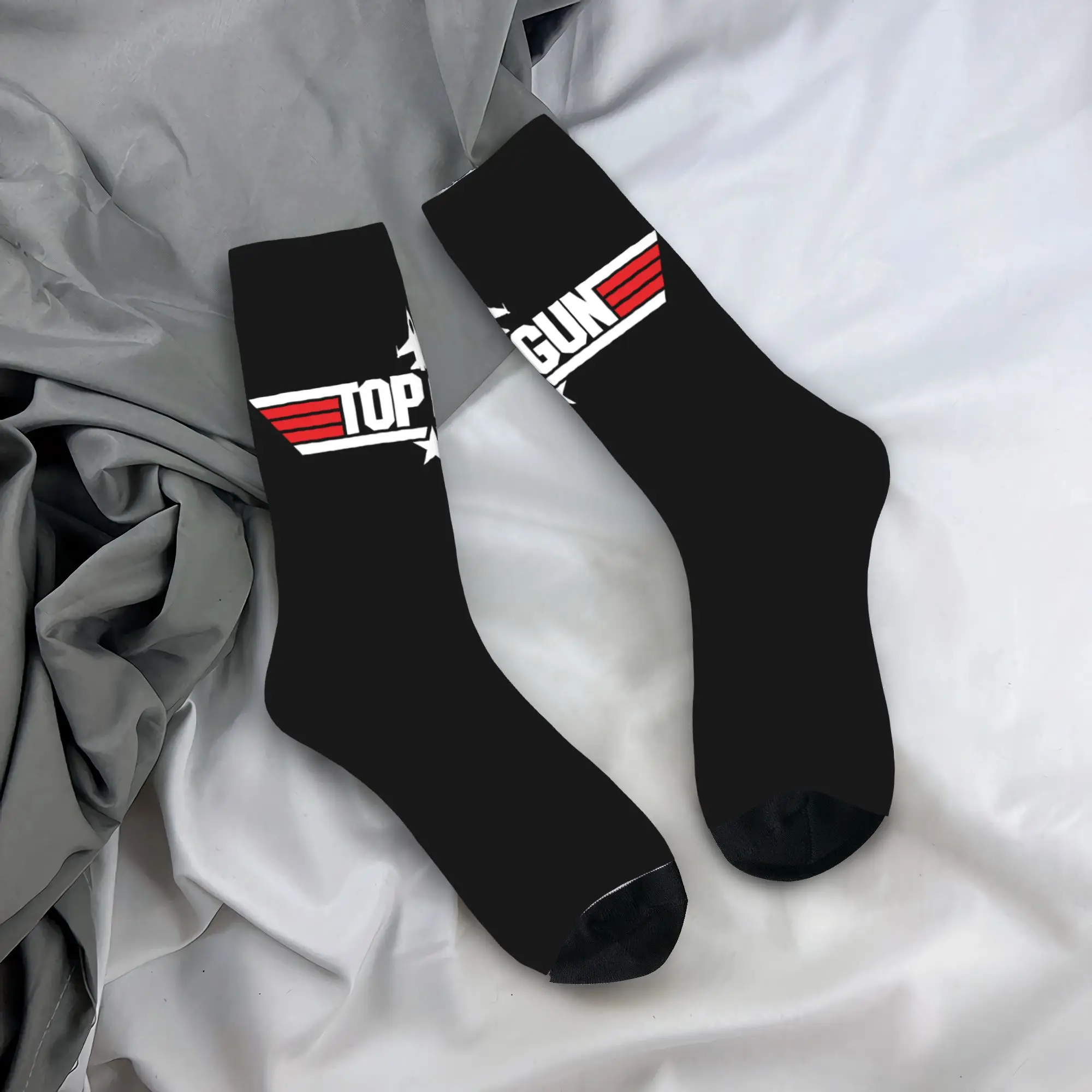 

Custom Cool Maverick Film Top Gun Socks Women Men Warm 3D Printed Sports Football Socks