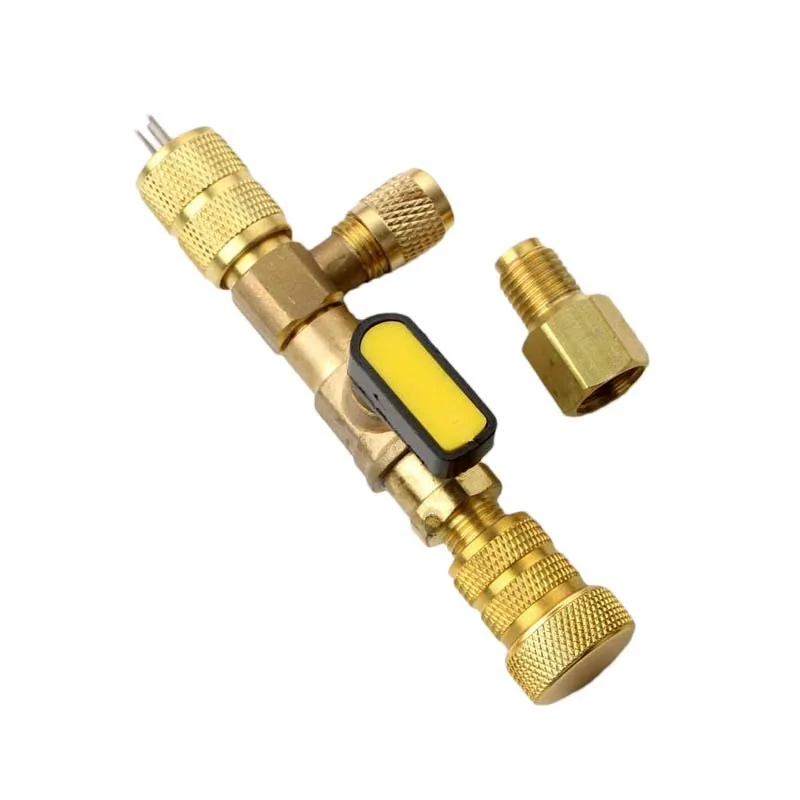 

Door core refrigerant valve core removal wrench R12R22R410A Automotive air conditioner refrigeration replacement tool 1/4S