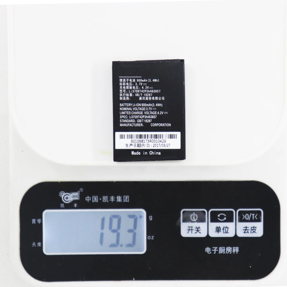 2022 Year Original 3.7V 900mAh LI3709T42P3H463657 Battery For ZTE N281 463657 Mobile Phone Batteries