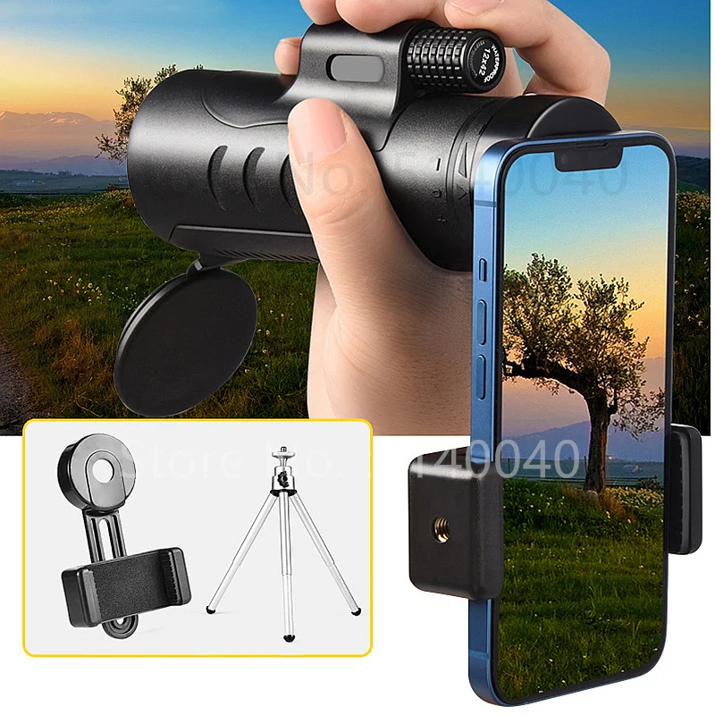 Hiking Traveling Adjustable Mini Monocular Adults Hunting Scouting Portable Telescope Outdoor Equipment Birthday Gift