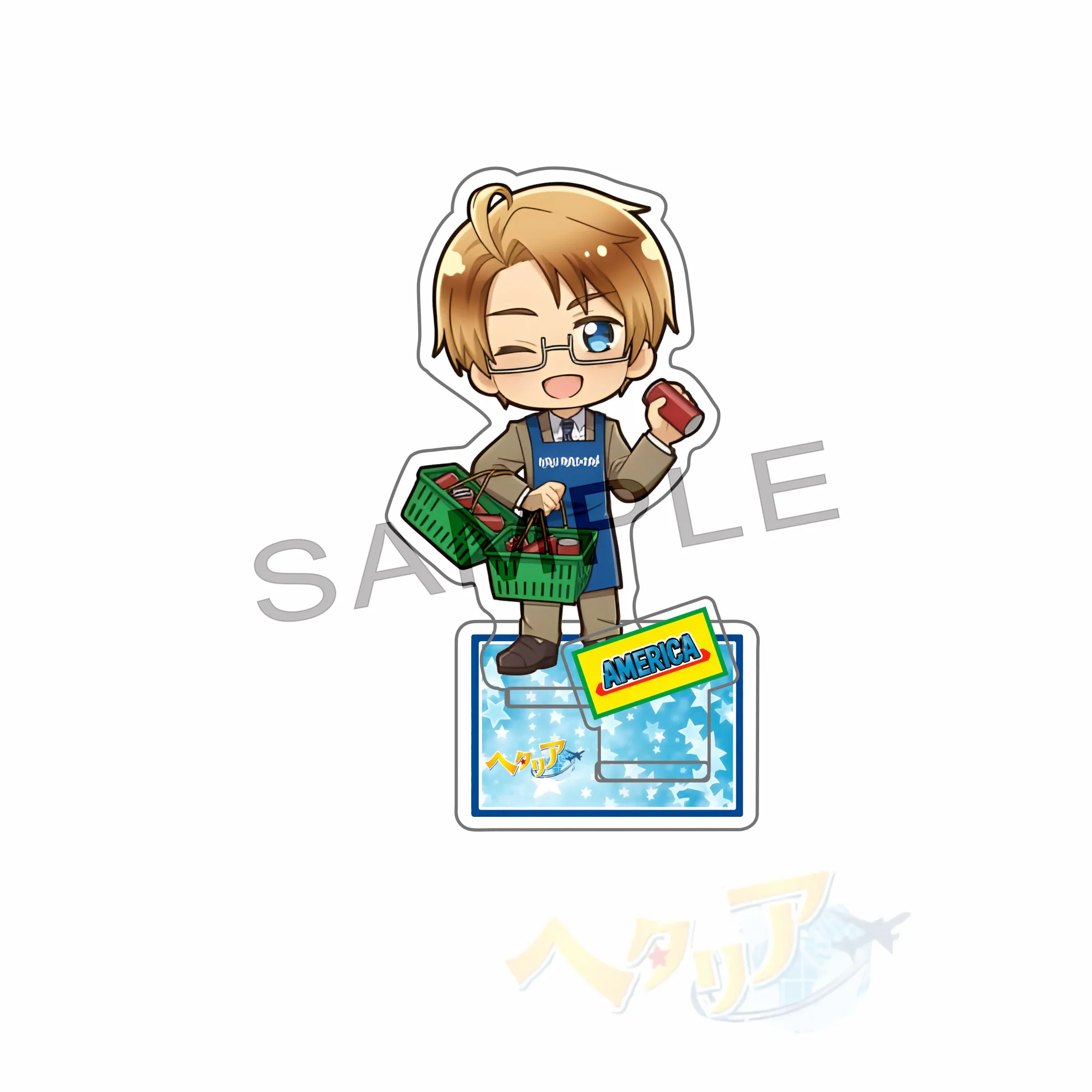 New Hetalia Axis Powers Anime Acrylic Stand Keychain Ludwig Wang Yao Ivan Braginsky Francis Cartoon Figures Jewelry Fans Gift