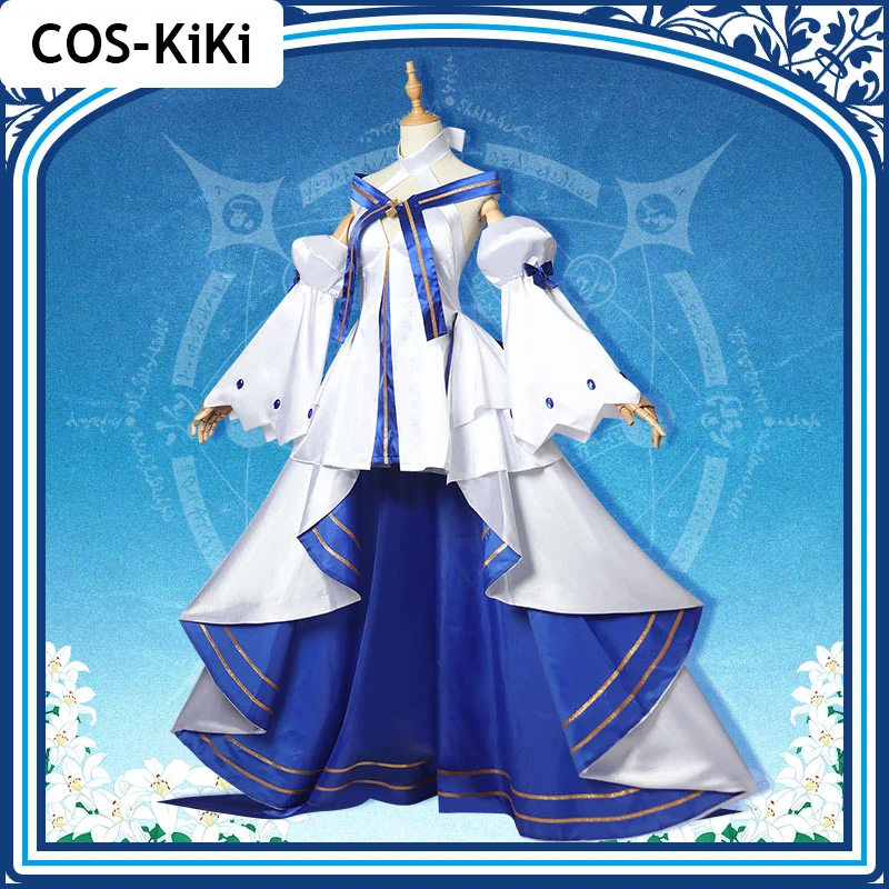 COS-KiKi Anime Fate/Grand Order FGO Arcueid Princess V2.0 Game Suit Cosplay Costume Elegant Dress Uniform Halloween Party Outfit