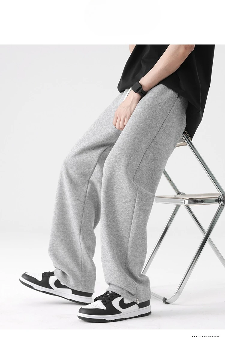 

Прямые брюки, мужские осенние и зимние спортивные брюки, мужские серые брюки на шнурке, мужские осенние повседневные брюки, спортивные штаны