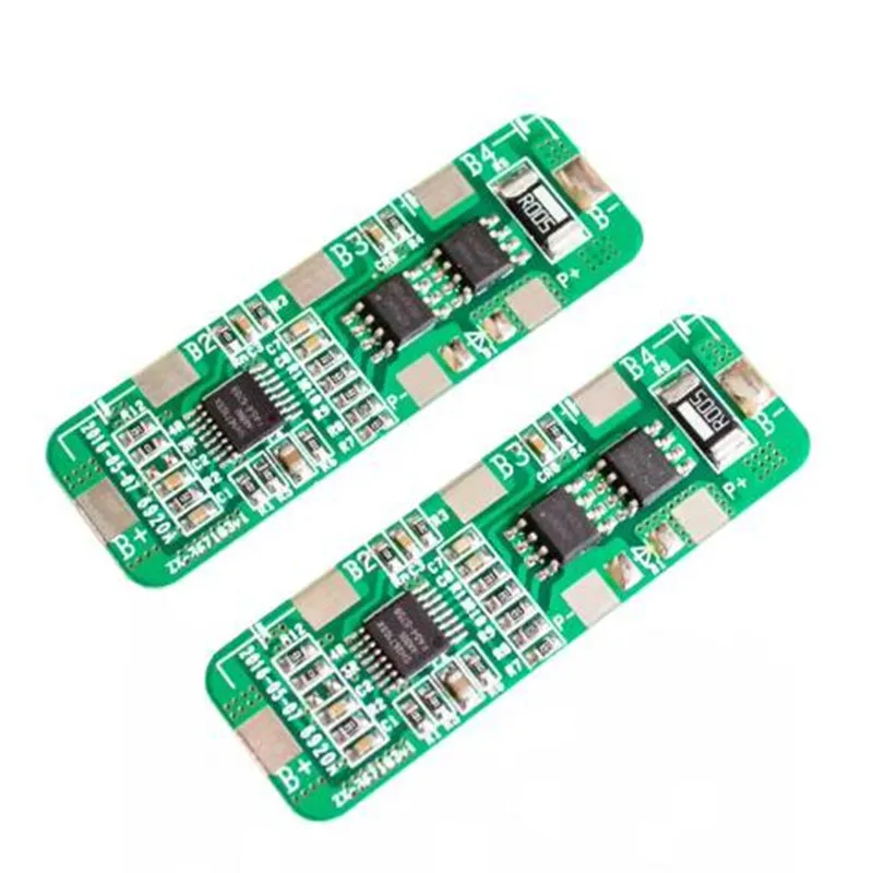 1PCS 5PCS 4A-5A PCB BMS Protection Board for 4 Packs 18650 Li-ion lithium Battery Cell 4S