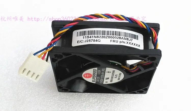 NEW SUPERRED CHD6012EB-AH(RE) 6020 6CM Double Ball bearing Temperature control silence cooling fan