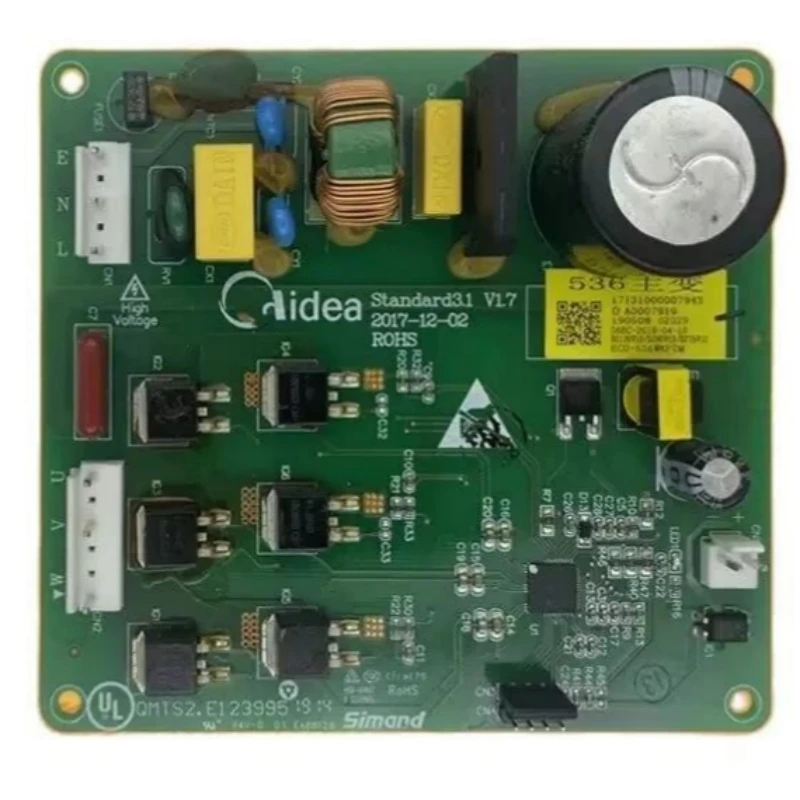 

Для холодильника Midea BCD-536WKPZM, плата компрессора с регулируемой частотой, плата привода 17131000007943, новая