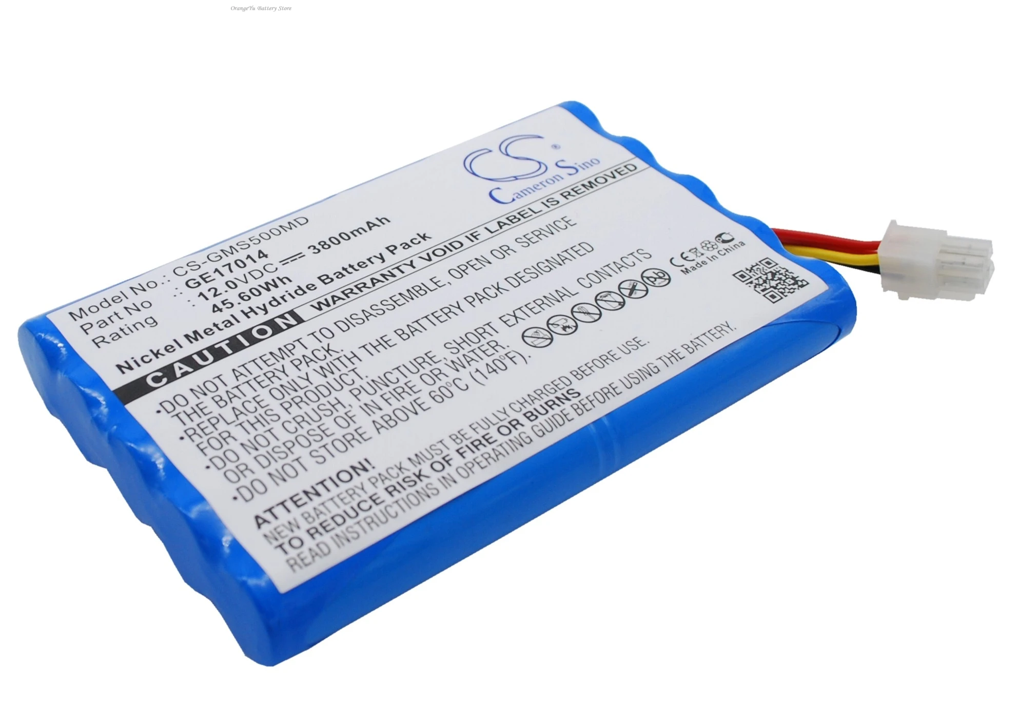 

Cameron Sino 12.0V 3800mAh Medical PATIENT MONITOR Battery 17014 AMED2002 B11221 OM11221 for GE Datex-Ohmeda S5,S5CAM,S/5 +TOOL