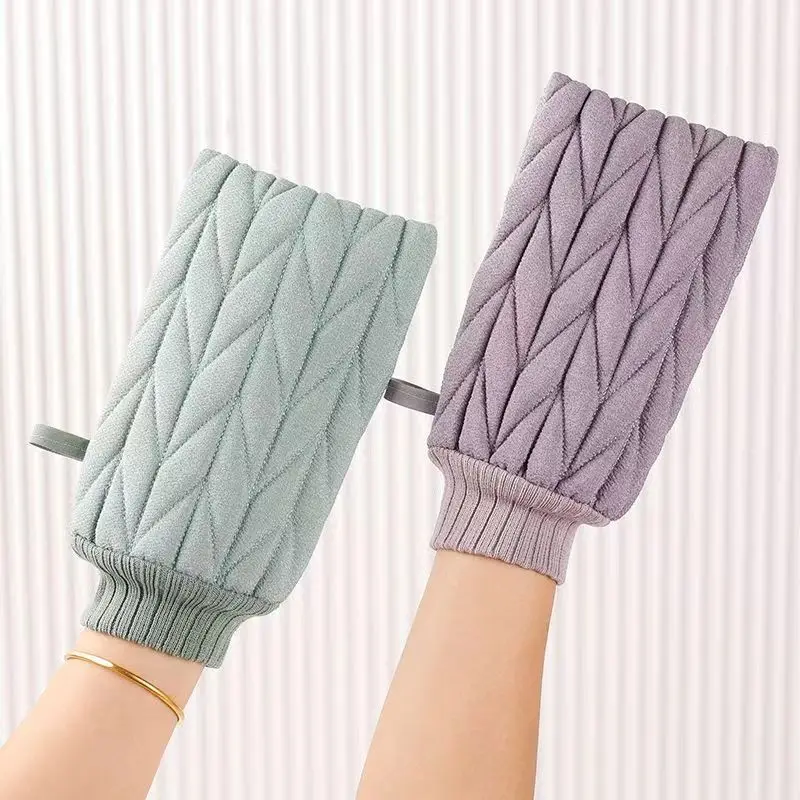 

Скруббер для ванны Мощные перчатки для удаления пятен Скраб для тела Отшелушивающая мочалка для душа Скраб для спины Прочное глубокое очищающее полотенце